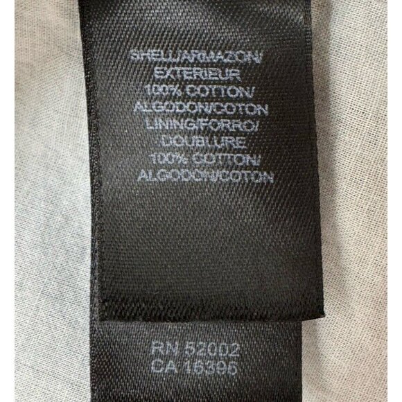 DKNY Mens Sport Coat M Gray White Striped Casual Cotton Unstructured Blazer - Picture 7 of 13